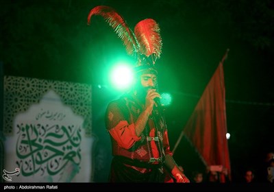 مراسم تعزیه خوانی شب عاشورای حسینی در همدان
