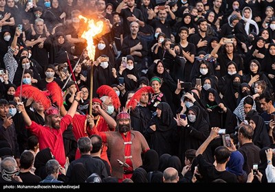  خیمه سوزان عصر عاشورا - میدان امام حسین (ع) 