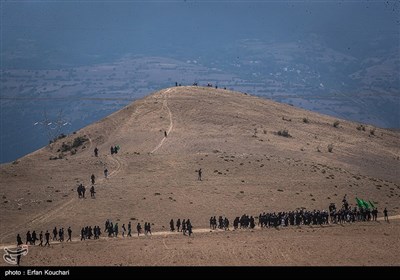 عزاداری ظهر عاشورا در روستای گنجه شهرستان رودبار