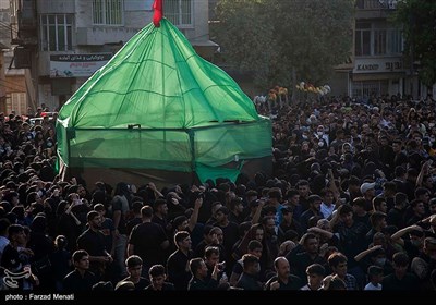 آیین سنتی خیمه سوزان در کرمانشاه