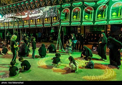 مراسم شام غریبان حسینی در شهرستان نورآباد لرستان