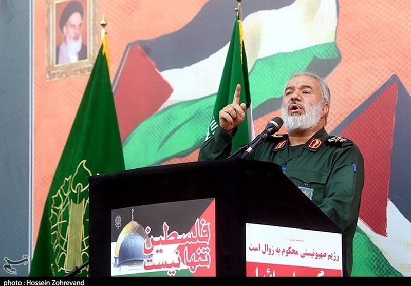 IRGC to Support Palestine Constantly: General