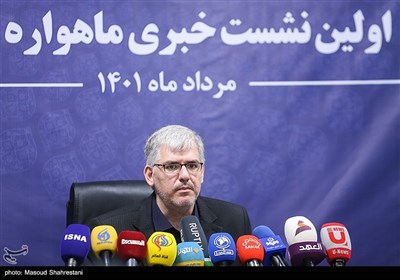 نشست خبری حسن سالاریه، رییس سازمان فضایی ایران
