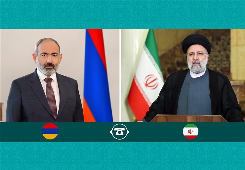 رئیسی فی اتصال هاتفی مع رئیس وزراء أرمینیا: إیران لن تقبل بأی تغییر فی الجغرافیا السیاسیة للمنطقة