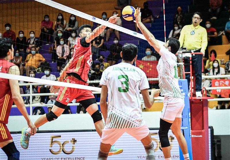 Iran U-20 Beaten by China in 2022 Asian Men&apos;s Volleyball Cup