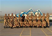 تیم ارتش ایران برای شرکت در مسابقات نظامی روسیه وارد ازبکستان شد