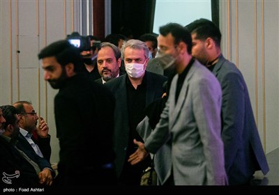 حضور سیدرضا فاطمی امین وزیر صمت در مراسم بزرگداشت روز خبرنگار 