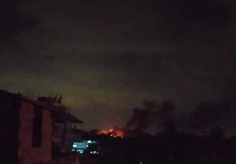 شنیده شدن صدای انفجارهای پیاپی در شهر طرطوس سوریه