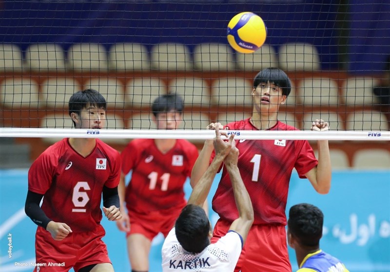 والیبال نوجوانان آسیا| پیروزی ژاپن در دیدار افتتاحیه
