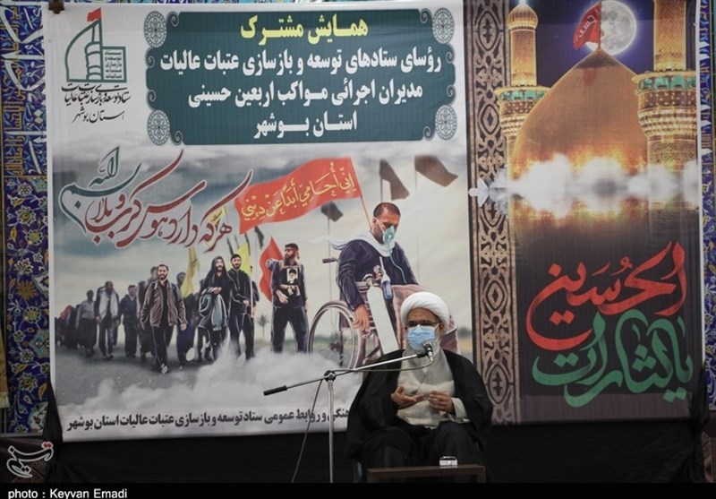 امام جمعه بوشهر: موکب‌داران اربعین حسینی، انقلاب اسلامی را جهاد تبیین کنند