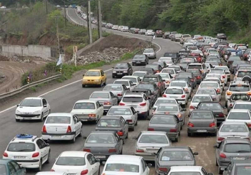 وضعیت ترافیک معابر بزرگراهی و اصلی تهران؛ ترافیک سنگین در شرق تهران