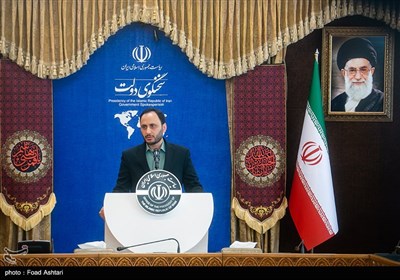 نشست خبری علی بهادری جهرمی سخنگوی دولت