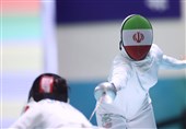 بازی‌های کشورهای اسلامی| اعظم بختی به مدال برنز رسید/ اولین مدال تاریخ شمشیربازی ایران در اپه بانوان