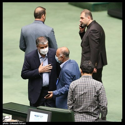  حضور محمد اسلامی رئیس سازمان انرژی اتمی درصحن علنی مجلس شورای اسلامی امروز چهارشنبه 26مرداد ماه 1401