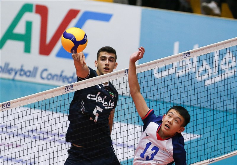 والیبال نوجوانان آسیا| تیم ایران به راحتی چین تایپه را شکست داد