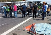 32 کشته در برخورد اتوبوس با تیم اورژانس در ترکیه