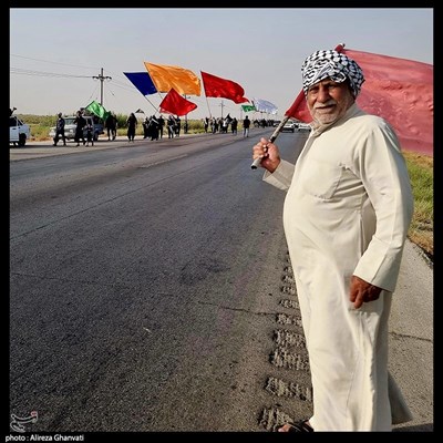 حرکت کاروان پیاده روی عشاق الحسین(ع) رامشیر - خوزستان