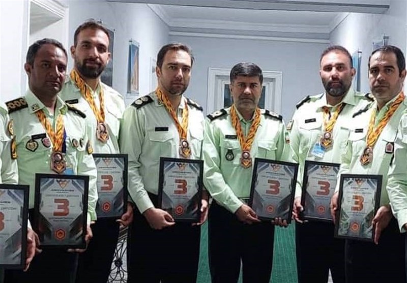 تیم گشت جاده‌ای فرماندهی انتظامی ایران در مسابقات بین‌المللی روسیه سوم شد