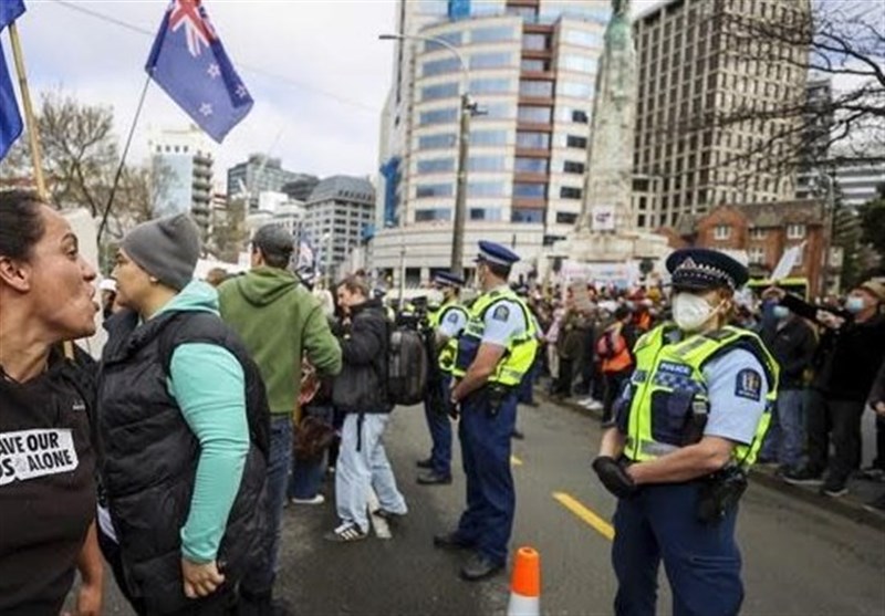 Anti-Government Protesters Gather outside New Zealand&apos;s Parliament