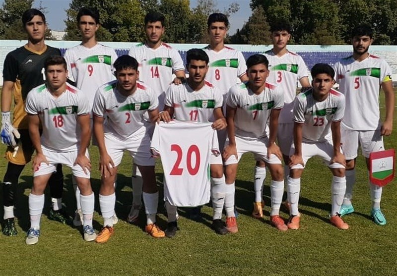 پیروزی تیم فوتبال نوجوانان ایران برابر تاجیکستان