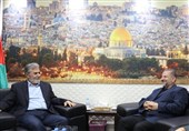 دیدار رهبرانی از حماس با دبیرکل جهاد اسلامی؛ تأکید بر نبرد با اشغالگران تا اخراج آن‌ها از فلسطین