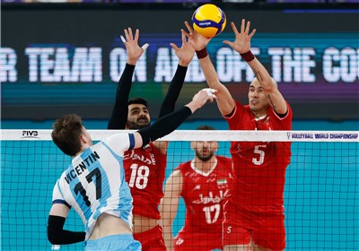  والیبال قهرمانی جهان| پیروزی چشم‌نواز تیم ملی والیبال ایران/ ستاره‌های آرژانتینی حریف شاگردان عطایی نشدند 