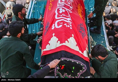 مراسم تشییع آية الله محمد علي ناصري في أصفهان