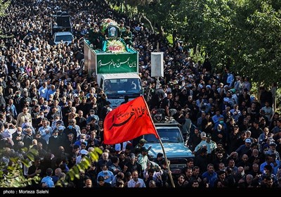 مراسم تشییع آية الله محمد علي ناصري في أصفهان