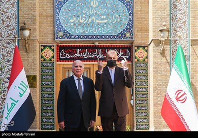 دیدار امیر عبداللهیان وزیر امور خارجه کشورمان و فواد حسین وزیر امور خارجه عراق 