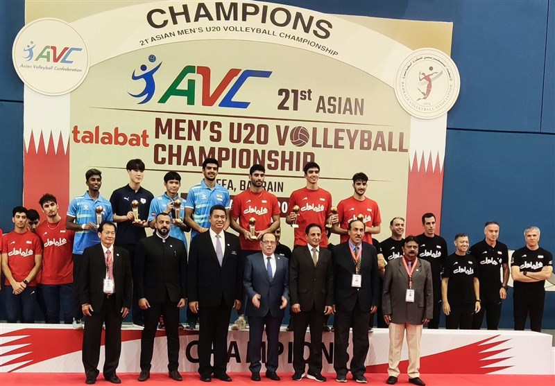 والیبال جوانان آسیا| حضور سه ایرانی در تیم رویایی/ گل‌زاده ارزشمندترین بازیکن شد