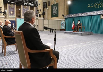 دیدار رئیس‌جمهور و اعضاء هیئت دولت با رهبر معظم انقلاب اسلامی