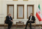 دیدار و خداحافظی سفیر فرانسه در ایران با امیرعبداللهیان