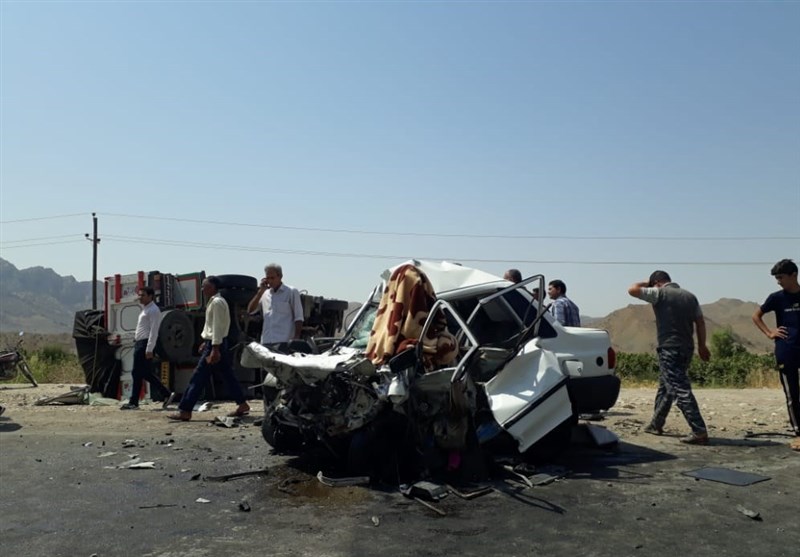 وقوع تصادف در محور پلدختر به خرم‌‌آباد/ 5 نفر مصدوم و یک نفر فوت شدند