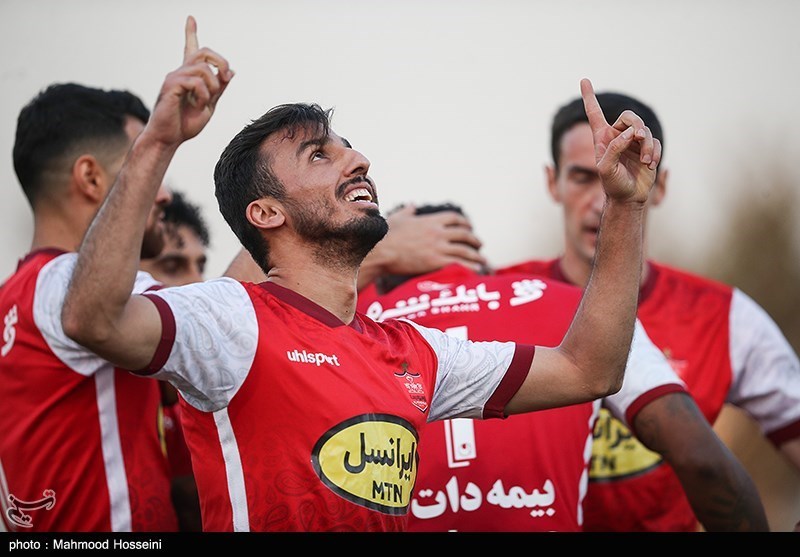 لیگ برتر فوتبال| برتری پرسپولیس مقابل هوادار در 45 دقیقه نخست