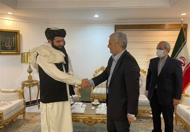 دیدار کاظمی قمی با وزیر بهداشت دولت موقت طالبان در تهران