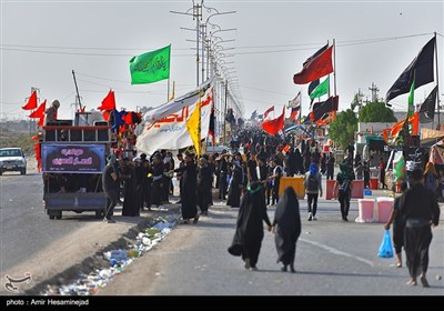 پیاده روی اربعین حسینی در ناصریه عراق