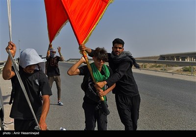 پیاده روی اربعین حسینی در ناصریه عراق