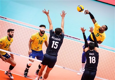  والیبال قهرمانی جهان| عبادی‌پور و معنوی‌نژاد امتیازآورترین بازیکنان ایران مقابل برزیل 