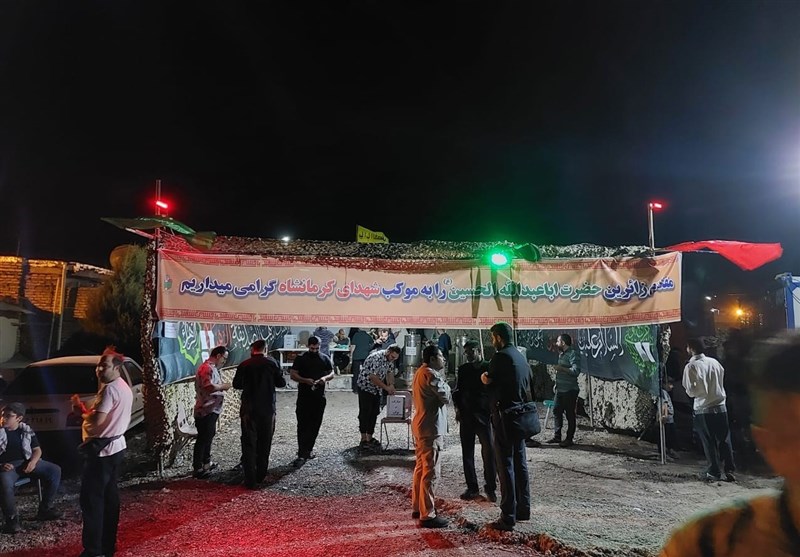 استقرار 190 موکب در استان کرمانشاه برای خدمت‌رسانی به زائران اربعین+تصاویر