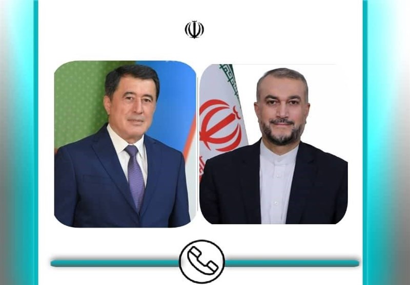 مباحثات هاتفیة بین وزیر الخارجیة الإیرانی ونظیره الأوزبکی حول قمة شنغهای