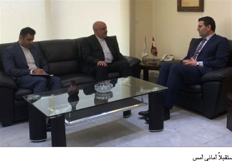 بررسی زمینه‌های همکاری دوجانبه در دیدار سفیر ایران و وزرای لبنانی