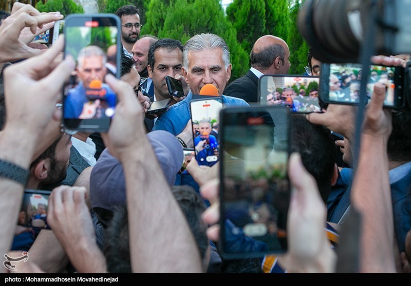 Carlos Queiroz Arrives in Tehran