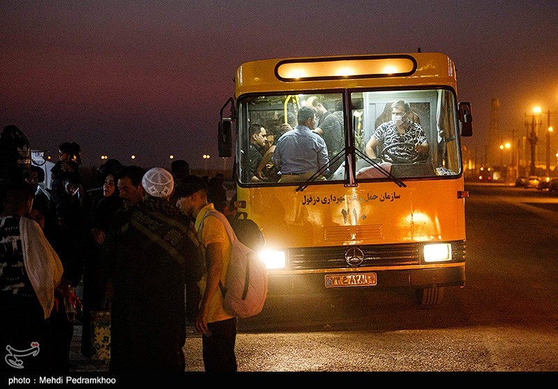 آماده باش 140 دستگاه اتوبوس برای بازگشت زائران اربعین حسینی در مزرهای خوزستان