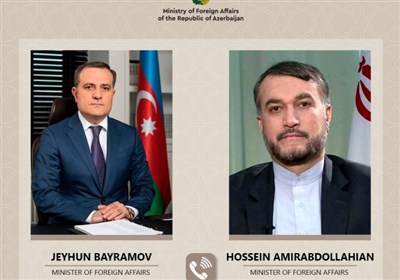  گفت‌وگوی تلفنی وزرای خارجه ایران و جمهوری آذربایجان درباره روابط دو جانبه 