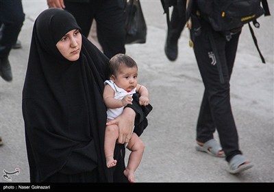 تردد زائران اربعین حسینی در مرز مهران