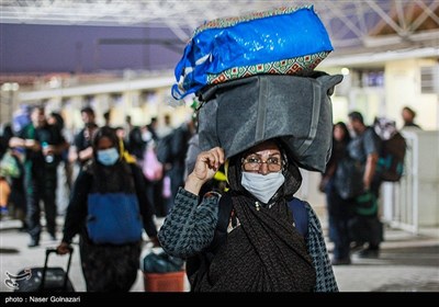 تردد زائران اربعین حسینی در مرز مهران