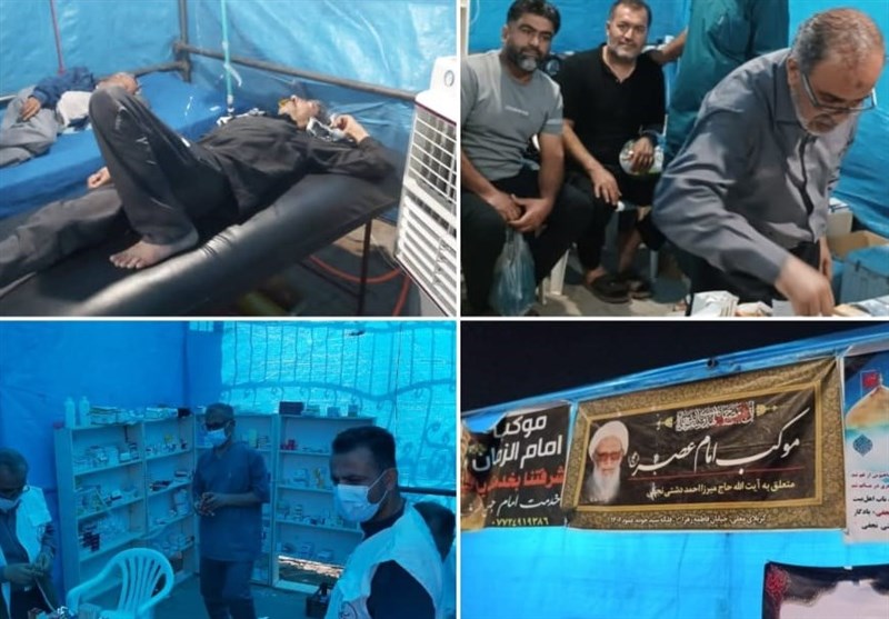 ارائه خدمت توسط 100 کادر بسیج جامعه پزشکی بوشهر در عراق+تصاویر