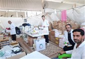 ارائه خدمات درمانی هلال احمر خراسان جنوبی به 50 هزار زائر در کاظمین
