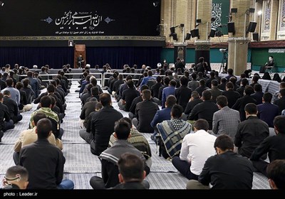 مراسم عزاء الأربعين الحسيني بحضور قائد الثورة الإسلامية