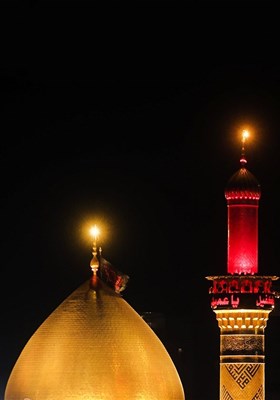 عزاداری شب اربعین حسینی در بین الحرمین